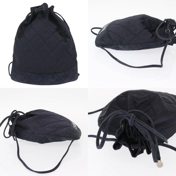 Chanel Matelasse Backpack Satin Navy CC - Picture 3 of 7